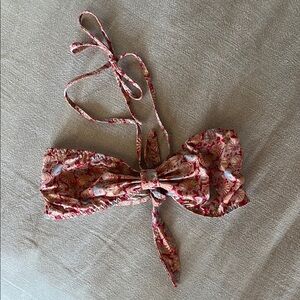 Doen Soleil Bikini Top in Rouge Tresors De La Mer Med